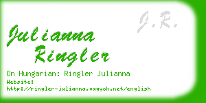 julianna ringler business card